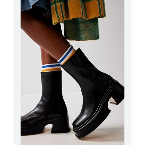 Free People JEFFREY CAMPBELL Miranda Platform Boots Size 8.5 - Picture 2 of 7